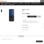 Optus X Lite 3G Feature Phone $39 (RRP $49) + Shipping @ Xtreme Communications