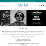 40% off Jackets Plus Free Beanie (RRP$30) with Jacket Purchase @ Norte