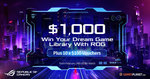 Win a $1,000 or 1 of 10 $100 Gamesplanet Credits from ASUS