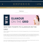 Win 2 Tickets to 'Glamour on The Grid' from Emperor Champagne