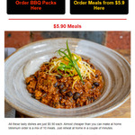 9% off Vacuum Packed American BBQ Meals (from $24) + Delivery or Free Pickup @ Third Wave Cafe
