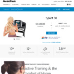NordicTrack S50 Treadmill $2499 (Was $3499) @ NordicTrack