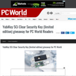 Win 1 of 10 YubiKey 5Ci Clear Security Keys (Limited Edition) worth $107 from PC World