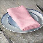 LA Linen 10-Pack Polyester Poplin Napkins 17 by 17-Inch, Burgundy $3.57; Gold $3.74; Light Pink $3.79; Turquoise $6.72 @ Amazon