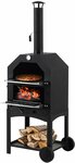 3in1 Charcoal BBQ Grill Steel Pizza Oven Smoker Outdoor Portable Barbeque $215.99 Delivered @ Warehouse Ocean