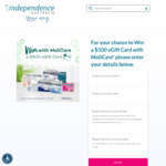 Win a $500 Prezzee Smart eGift Card from Independence Australia Group