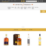 $40 off with $100 Minimum Spend, Free Delivery with $99 Minimum Spend @ Spirits of France