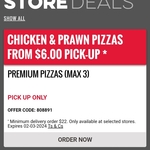 Domino's Premium Pizza for $6 Pickup Only (Max 3 Pizzas), Offer Available in Very Limited Number of Stores @ Domino's Pizza
