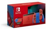 [Afterpay] Nintendo Switch Mario Red & Blue $359.20, Grey $343.20 (Big W), Neon with Mario Kart $387.16 (Gamesmen) @ eBay