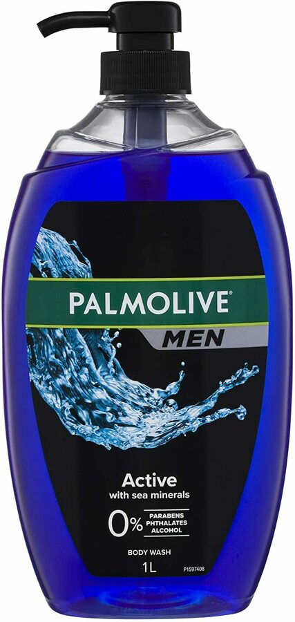 Palmolive Men Body Wash 1 Litre Skin Care - Active with Sea