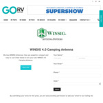 Win a WINSIG 4.0 Camping Antenna worth $275 from GoRV [Big 50 Bonanza]