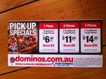 Domino's 3 Traditional or Value Pizzas $14.85 Pick up