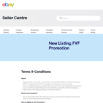 Pay No Final Value Fees on Your New eBay Listings @ eBay