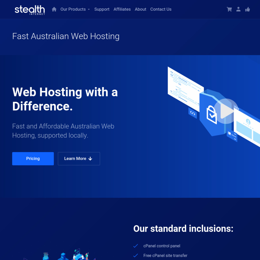 50 off (Lifetime Discount) Australian Web Hosting (from 25 p.a.) Stealth OzBargain
