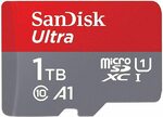 SanDisk 1TB Ultra microSDXC UHS-I Memory Card with Adapter $180.82 + Delivery ($0 with Prime) @ Amazon US via AU