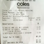 [VIC] Items for $0.05 inc. Swisse Vitamins, Red Rock Deli Chips and L’Oréal Cosmetics @ Coles, Werribee Plaza