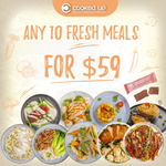 [NSW, QLD, VIC] Selected 10 Fresh Made Meals $56.05 + Delivery @ Cooked Up