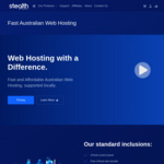50% off (Lifetime Discount) Australian Web Hosting (from $25 p.a.) @ Stealth Internet