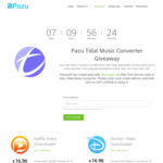 [Windows, macOS] Pazu Tidal Music Converter 1-Year Licence Giveaway @ Pazu