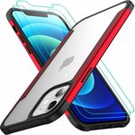 Red iPhone 12 Mini Bumper Case with 2x Screen Protectors $2.62 + Delivery ($0 with Prime/ $69 Spend) @ Amazon US via AU