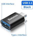 Baseus USB 3.1 OTG Adapter Type-C to USB-A Female Converter A$7.98/2pcs, A$9.97/3pcs Delivered @ eSkybird