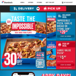 [NSW] Large Traditional Pizzas $6.50 Pick up @ Domino's, Liverpool