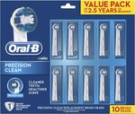 Oral-B Electric Toothbrush Precision Clean Replacement Brush Heads, 10 Count $30.99 + Delivery ($0 with Prime) @ Amazon AU