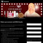 Win 1 of 3 Seriously Red x Sephora Prize Packs Worth $550 from Roadshow Entertainment
