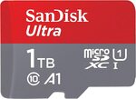 SanDisk Ultra 1TB microSDXC Memory Card $132.47 Delivered @ Amazon US via AU