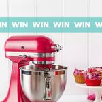 Win a Hibiscus Colour Artisan Stand Mixer from Bing Lee