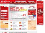500,000 Free Seats from AirAsia with No Fuel Surcharge - starts Wed Midnight