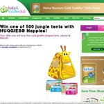 Win One of 500 Jungle Tents with HUGGIES® Nappies!