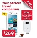 Samsung Galaxy Tab 2 7.0 $269 with Free Telstra Elite Pre-Paid Mobile Wi-Fi, Telstra $30 Sim for $15 @ Aus Post