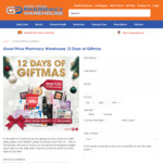 Win 12 Days of Giftmas from Good Price Pharmacy Warehouse
