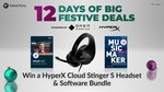 Win a HyperX Cloud Stinger S Headset, a VEGAS Pro 19 Edit, a MAGIX MUSIC MAKER 2022 PREMIUM Edition from Fanatical