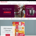 50% off RRP Site Wide + Delivery ($0 with $99 Order) @ KitchenAid