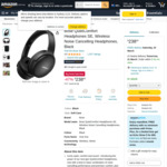 Bose QuietComfort Headphones SE $238 @ Amazon Au