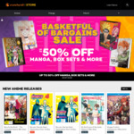Up to 50% off Manga & Merch Easter Sale + $7 Delivery ($0 with $75 Order) @ Crunchyroll Store
