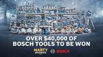 Win 1 of 11 Bosch Power Tools Packs Worth over $40,000 from Southern Cross Austereo/Triple M + Bosch