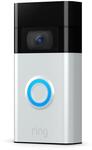 Ring Battery Video Doorbell 2nd Generation – Satin Nickel $99 + Delivery ($0 C&C/in-Store) @ Bunnings