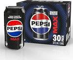 Pepsi Max, Pepsi, Lemonade, Mountain Dew Energised Cans 30x 375ml $25 ($22.50 S&S) + Del ($0 with Prime/ $59 Spend) @ Amazon AU