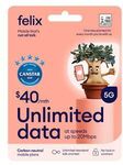 $15 Felix Mobile $40 Prepaid Eco Sim @Officeworks and @Woolies