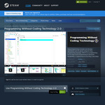[PC, Steam] Programming Without Coding Technology 2.0 software (was A$73.50) - FREE @ Steam
