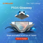 Win a P50AI Android Tablet from Teclast