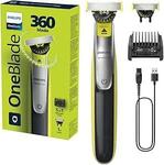 Philips OneBlade 360 + Extra Blade, Electric Trimmer and Shaver with 5-in-1 Combo - $65.40 (35% off RRP) Delivered @ Amazon AU