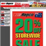 Repco 20% off storewide - Saturday and Sunday only
