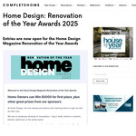 Win $3400 Worth of Prizes from CompleteHome and Home Design Magazine