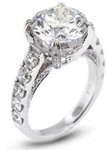 7.81 Carat Exc-Cut Round Diamond 18k Gold Engagement Ring 60% off $933,720