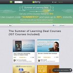 Udemy - 107 Online Courses for $10 each