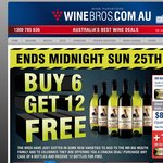 Winebros - Buy 6 Bottles Get 12 Bottles of Mr Big Mouth wine varieties from $53.94